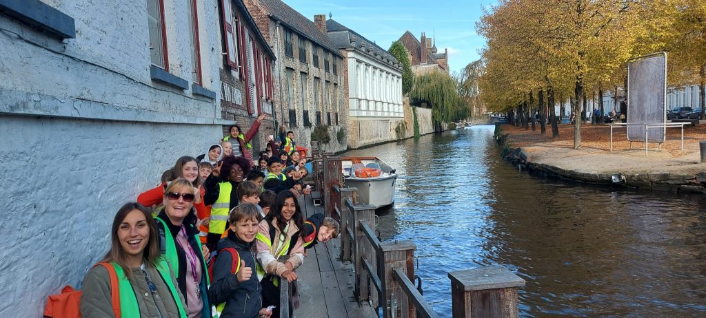 Beeld geven van uitstap in Brugge